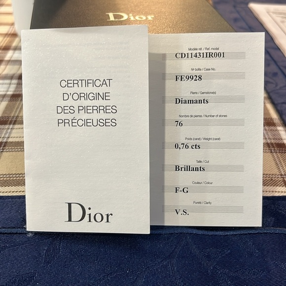 Christian Dior Christal Diamond Watch - Picture 2 of 3